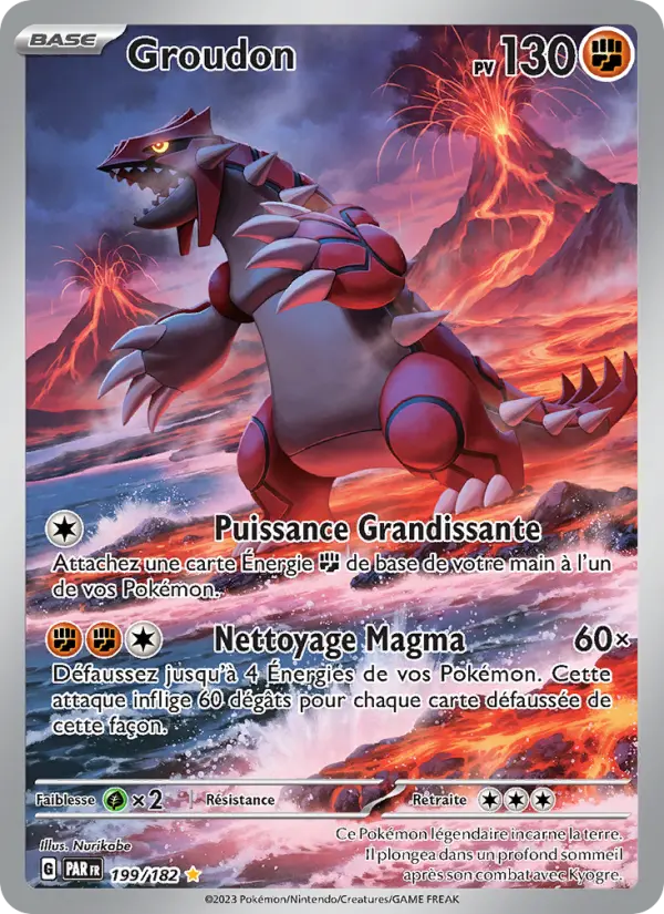 Groudon #199 — Faille Paradoxe