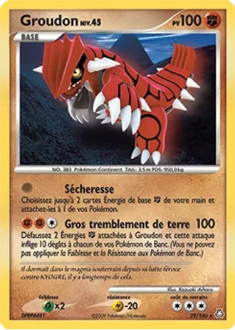 Groudon #29/146 — Éveil des Légendes
