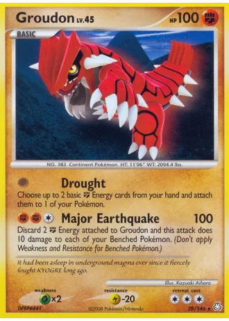 Groudon #29 — Legends Awakened