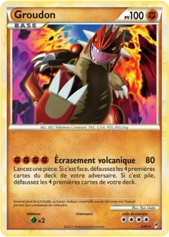 Groudon #6/95 — L'appel des Légendes