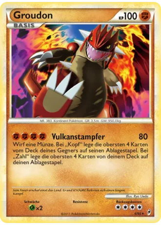Groudon #6/95 — Ruf der Legenden