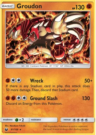 Groudon #81/168 — Celestial Storm