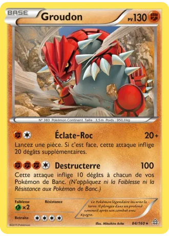 Groudon #84/160 — Primo-Choc