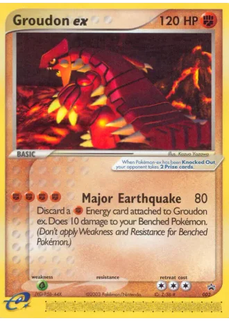 Groudon ex #2 — Nintendo Promos