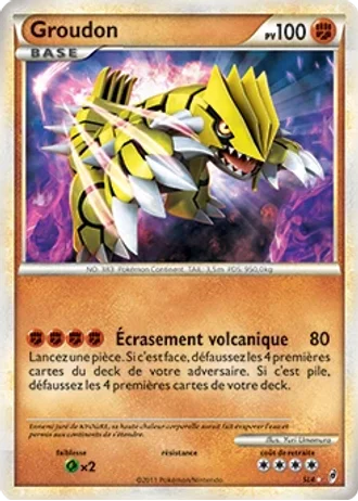 Groudon SL4/95 — L'appel des Légendes