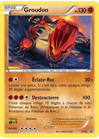 Groudon XY52 — XY Promos