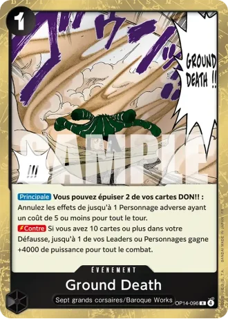 Ground Death (OP14-096) — Les Sept de la Mer d'Azur (OP14-EB04)