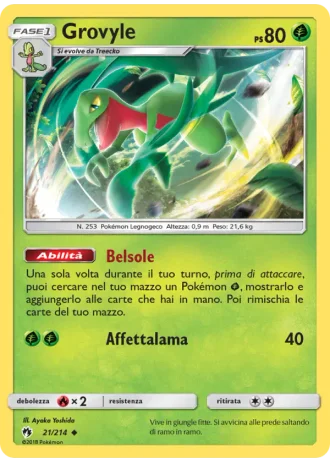 Grovyle #21/214 — Tuoni Perduti
