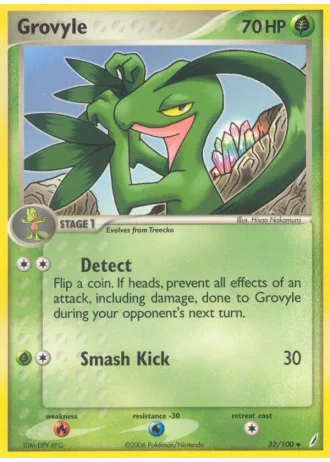 Grovyle #32/100 — EX Guardiani dei Cristalli