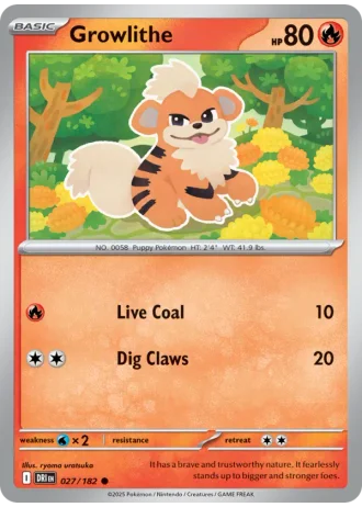 Growlithe #027 — Destined Rivals