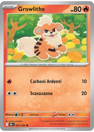 Growlithe #027 — Rivali Predestinati
