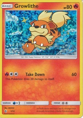 Growlithe #1 — McDonald's Collection 2018
