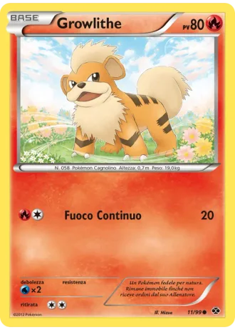 Growlithe #11/99 — Destini Futuri
