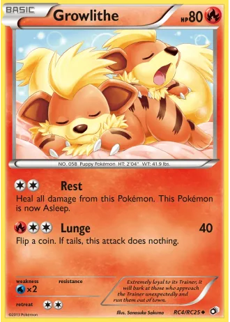 Growlithe RC4 — Radiant Collection (Legendary Treasures)
