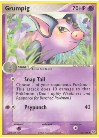 Grumpig #30/106 — Emerald