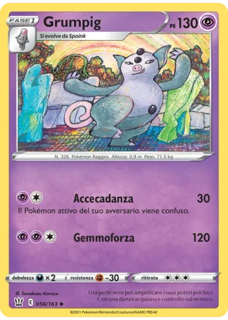 Grumpig #56/163 — Stili di Lotta