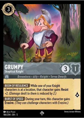 Grumpy - Skeptical Knight #186/204 — Shimmering Skies