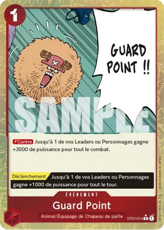 Guard Point (ST01-014) (Reprint) — ONE PIECE CARD THE BEST (PRB01)