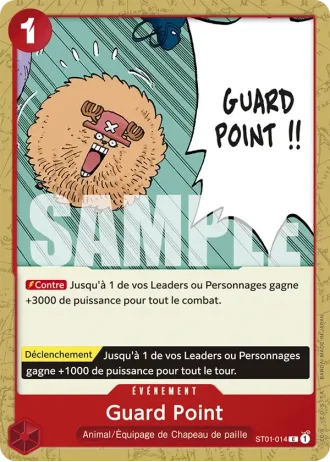 Guard Point (ST01-014) (Textured Foil) — ONE PIECE CARD THE BEST (PRB01)