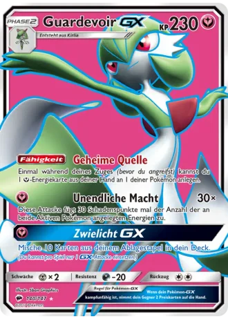 Guardevoir GX #140/147 — Nacht in Flammen