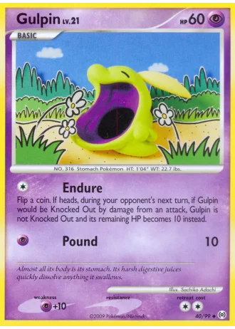 Gulpin #40/99 — Arceus