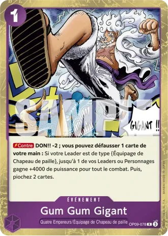 Gum Gum Gigant (OP09-078) — Les Nouveaux Empereurs (OP09)
