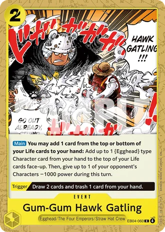 Gum-Gum Hawk Gatling (EB04-060) — Adventure on Kami's Island (OP15-EB04)