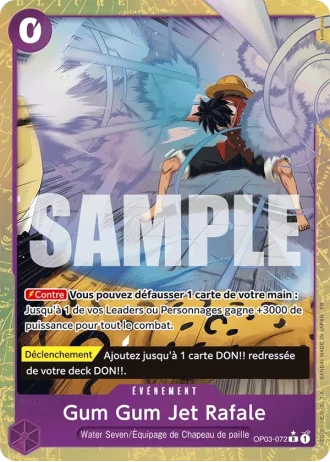 Gum Gum Jet Rafale (OP03-072) (Alternative Art) — ONE PIECE CARD THE BEST vol.2 (PRB02)