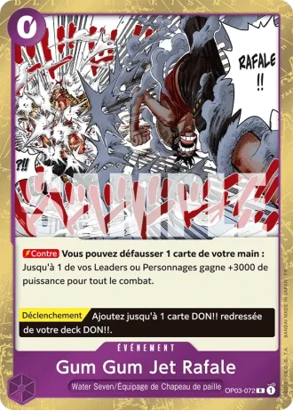 Gum Gum Jet Rafale (OP03-072) (Reprint) — ONE PIECE CARD THE BEST vol.2 (PRB02)