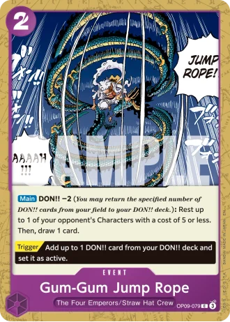 Gum-Gum Jump Rope (OP09-079) (Reprint) — One Piece Card The Best Vol.2(PRB02)