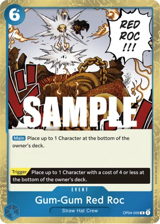 Gum-Gum Red Roc (OP04-056) — Kingdoms of Intrigue (OP04)