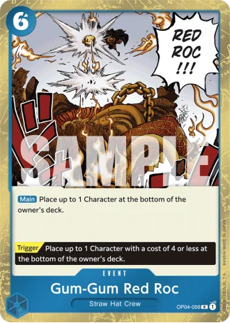 Gum-Gum Red Roc (OP04-056) (Reprint) — One Piece The Best (PRB01)