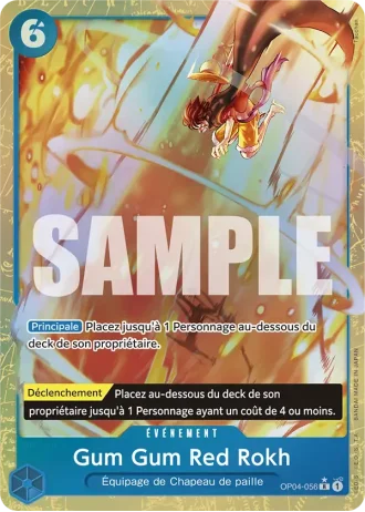 Gum Gum Red Rokh (OP04-056) (Reprint) — ONE PIECE CARD THE BEST (PRB01)