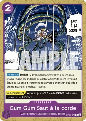 Gum Gum Saut à la corde (OP09-079) — Les Nouveaux Empereurs (OP09)