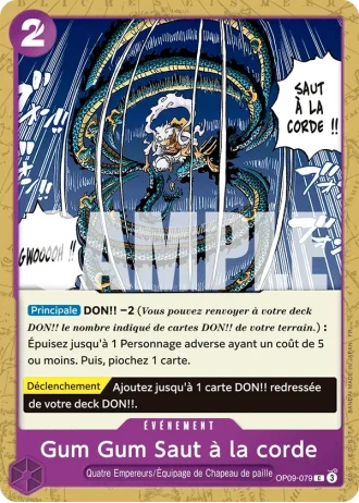 Gum Gum Saut à la corde (OP09-079) (Pirate Foil) — ONE PIECE CARD THE BEST vol.2 (PRB02)