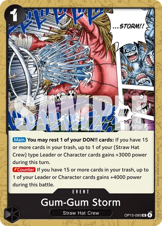 Gum-Gum Storm (OP15-095) — Adventure on Kami's Island (OP15-EB04)