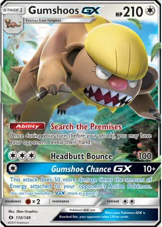 Gumshoos GX #110 — Sun & Moon