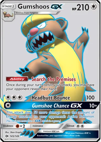 Gumshoos GX #145 — Sun & Moon