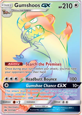 Gumshoos GX #157 — Sun & Moon
