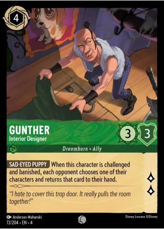 Gunther - Interior Designer #72/204 — Ursula's Return