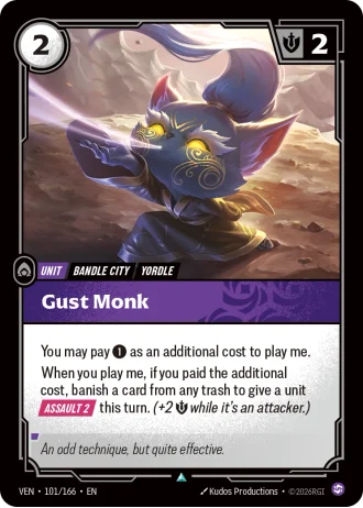 Gust Monk #101/166 — Vendetta