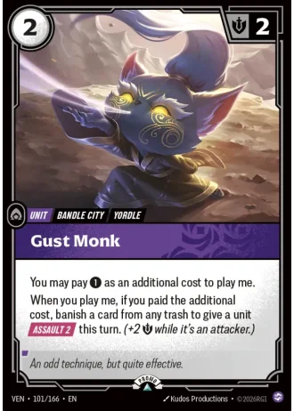 Gust Monk #101/166 — Organized Play Promos