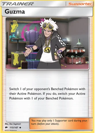 Guzma #115/147 — Burning Shadows