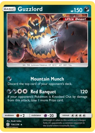 Guzzlord #136/236 — Cosmic Eclipse