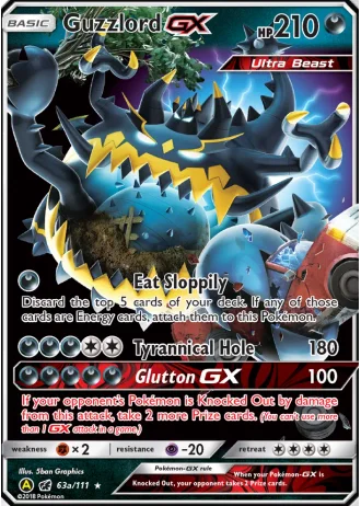 Guzzlord GX #63a — Crimson Invasion