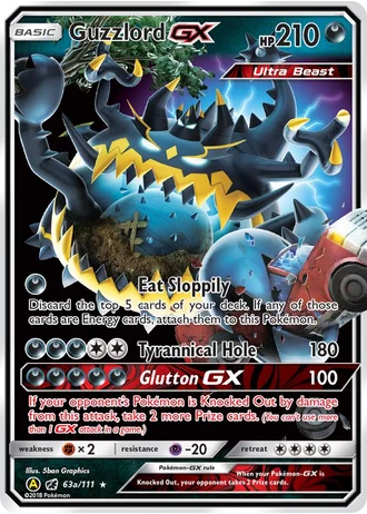 Guzzlord GX #63a — Yellow A Alternate