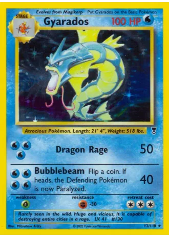Gyarados #12/110 — Legendary Collection