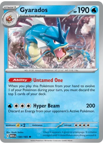 Gyarados #130/165 — 151