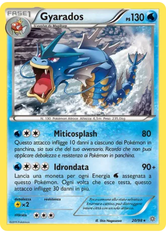 Gyarados #20/98 — Antiche Origini