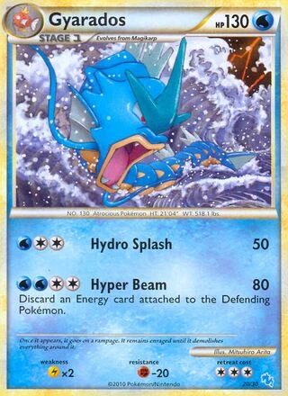 Gyarados #20 — HS trainer Kit (Gyarados)
